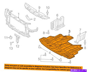 GWJo[ LAOEM 17-18WG[^[/GWJo[XvbVV[h29110B0000̃tHe KIA OEM 17-18 Forte Under Radiator/Engine-Cover Splash Shield 29110B0000