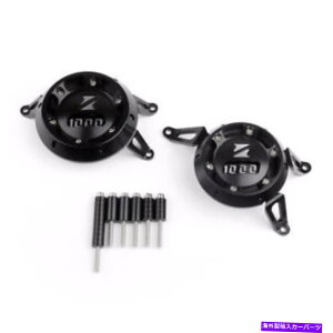 GWJo[ JTLZ1000 2010-2017̃ubN[^[GWXe[^[t[XC_[Jo[Lbg11 Black Motor Engine Stator Frame Slider Cover Kit FOR Kawasaki Z1000 2010-2017 11
