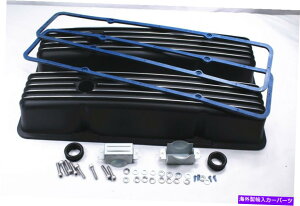 GWJo[ 58-86 SBC Chevy 327 350 400A~jEw̍gtBtouJo[tKXPbg 58-86 SBC Chevy 327 350 400 Aluminum Tall Retro Finned Valve Covers w/Gaskets