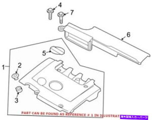�G���W���J�o�[ ���Y14041JA10B�p�̖{����OEM�G���W���J�o�[ Genuine OEM Engine Cover for Nissan 14041JA10B�y���s�A���i�z