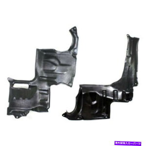 GWJo[ 02-06 MPV Van Engine Splash Shield̉̃Jo[A_[J[̍EyAZbg For 02-06 MPV Van Engine Splash Shield Under Cover Undercar Left Right PAIR SET