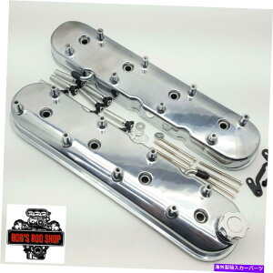 エンジンカバー LSエンジン磨き鋳造鋳造アルミニウム背の高いバルブカバーコイルLS1 LS2 4.8 5.3 6.0 6.2 LS Engine Polished Cast Aluminum TALL Valve Covers Coil LS1 LS2 4.8 5.3 6.0 6.2