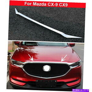 GWJo[ 1PCNtgOOGWt[hJo[}c_CX-9 2016-2022̃g 1pc Chrome Front Grill Grille Engine Hood Cover Trims For Mazda CX-9 2016-2022