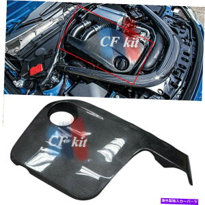 GWJo[ 2014up BMW M4 M3 F80 F82 F83J[{t@Co[tgt[hGWJo[gɓK܂ Fit For 2014up BMW M4 M3 F80 F82 F83 Carbon Fiber Front Hood Engine Cover Trim