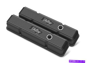 GWJo[ Holley 241-242 SBCBe[WV[YtBtouJo[-Satin Black Machined ... Holley 241-242 SBC Vintage Series Finned Valve Covers - Satin Black Machined ...