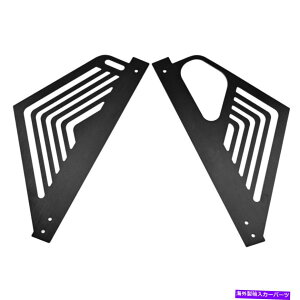 �G���W���J�o�[ Corvette C8�E +���G���W���̊O�σp�b�P�[�W�p�l���u���b�N�A���~�j�E��CNC�p For Corvette C8 Right +Left Engine Appearance Package Panel Black Aluminium CNC�y���s�A���i�z