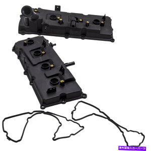 �G���W���J�o�[ �� +�E�o���u���b�J�[�J�o�[w/gasket for Nissan Pathfinder ArmadaTitan 5.6L Left + Right Valve Rocker Cover w/Gasket for Nissan Pathfinder Armada Titan 5.6L�y���s�A���i�z