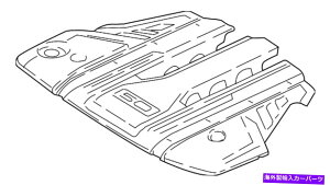 �G���W���J�o�[ �{���̃t�H�[�h�G���W���J�o�[JR3Z-6A949-A Genuine Ford Engine Cover JR3Z-6A949-A