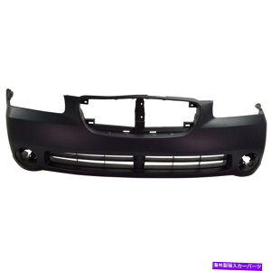 エンジンカバー 日産最大バンパーカバー2002 2003フォグライトホール付きフロントプライミング For Nissan Maxima Bumper Cover 2002 2003 Front Primed w/ Fog Light Holes