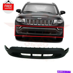 GWJo[ eNX`tgop[EA[Jo[w/ogEtbNz[2011-2017W[vRpXɓK܂ Textured Front Bumper Lower Cover W/o Tow Hook Holes Fits 2011-2017 Jeep Compass