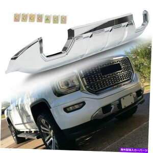 GWJo[ GMC 2016-2018 Sierra 1500tgop[XLbhv[gیA[}[N For GMC 2016-2018 Sierra 1500 Front Bumper Skid Plate Protective Armor Chrome
