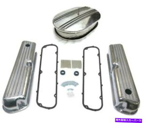 GWJo[ tH[htBtA~jEGWhXAbvLbgꂽJo[KXPbg12 "GAN[i[ Ford FINNED Aluminum Engine Dress Up Kit Polished Covers Gaskets 12" Air Cleaner