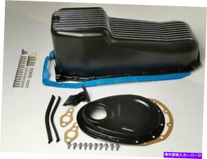 GWJo[ 86-Up SBC350ubNA~jEtB̃GWhXAbv /KXPbg /^C~O`F[Jo[ 86-UP SBC350 Black Aluminum Finned Engine Dress Up /Gasket/Timing Chain cover