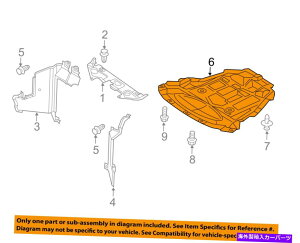 GWJo[ YOEM 13-18[tXvbVV[h - A_[GW /WG[^[Jo[758923NF0A NISSAN OEM 13-18 Leaf Splash Shields-Under Engine / Radiator Cover 758923NF0A