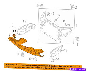 �G���W���J�o�[ Kia OEM 11-13 Sorento Splash Shield-Under-Under-Under Engine Cover 291101U200 KIA OEM 11-13 Sorento Splash Shield-Underbody Under Engine Cover 291101U200�y���s�A���i�z