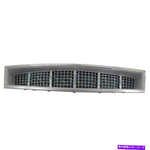 エンジンカバー 08-14のエスカレードプラチナフロントバンパーグリルアセンブリクローム、シルバーインサート For 08-14 Escalade Platinum Front Bumper Grille Assembly Chrome, Silver Insert