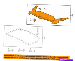 �G���W���J�o�[ Cadillac GM OEM Radiator Core Support-Stight-Sight-Sights Shield Splash Cover�p�l��23199234 Cadillac GM OEM Radiator Core Support-Sight Shield Splash Cover Panel 23199234�y���s�A���i�z
