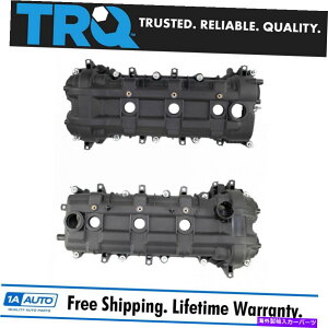 �G���W���J�o�[ TRQ�G���W���o���u�J�o�[�A�Z���u��LH RH�L�b�g�_�b�W�N���C�X���[�W�[�v3.6L�p TRQ Engine Valve Cover Assembly LH RH Kit Pair for Dodge Chrysler Jeep 3.6L