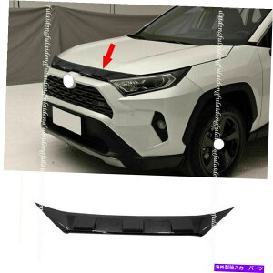 GWJo[ g^RAV4 2019-2021 ABSJ[{t@Co[tgOOGWt[hJo[ For Toyota RAV4 2019-2021 ABS Carbon Fiber Front Grill Grille Engine Hood Cover
