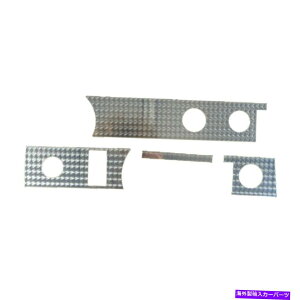 �G���W���J�o�[ 1970-1972�|���e�B�A�b�NGTO�n�[�h�g�b�v�A���~�j�E��4PC USA MADE�̃_�b�V���J�o�[�C���T�[�g�g���� Dash Cover Insert Trim for 1970-1972 Pontiac GTO Hardtop Aluminum 4pc USA Made