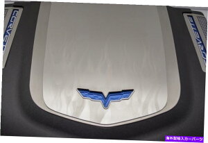 �G���W���J�o�[ 2009-2013 Corvette ZR1 Flame Etched Engine Shroud Cover 2PC 2009-2013 Corvette ZR1 Flame Etched Engine Shroud Cover 2Pc�y���s�A���i�z