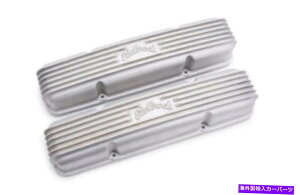 �G���W���J�o�[ Edelbrock Valve Cover Kit Classic Finned SBC 59-86 41459 EDELBROCK Valve Cover Kit Classic Finned SBC 59-86 41459