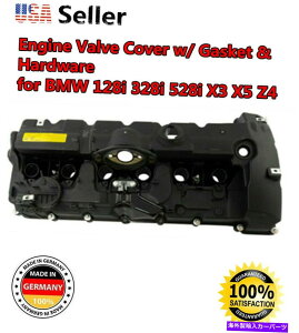 GWJo[ BMW 128i 328i 528i X3 X5 Z4p̃KXPbgƃn[hEFAtGWouJo[ Engine Valve Cover w/ Gasket & Hardware for BMW 128i 328i 528i X3 X5 Z4