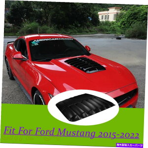 GWJo[ GT500tH[h}X^Ǒ̂ubNGWt[hGAAEgbgxgJo[2015-2022 GT500 Glossy black Engine Hood Air Outlet Vent Cover For Ford Mustang 2015-2022