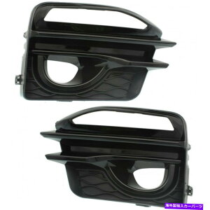 �G���W���J�o�[ �C���t�B�j�e�BQ50�t�H�O���C�g�J�o�[2014-2017 LH��RH�y�A���b�h�X�|�[�c/�X�|�[�c���f�� For Infiniti Q50 Fog Light Cover 2014-2017 LH & RH Pair Red Sport/Sport Model�y���s�A���i�z