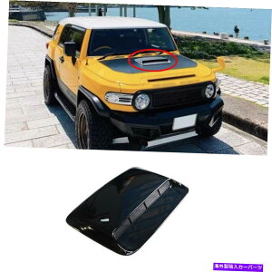 GWJo[ g^FJN[U[2007-2014ubNtgGWt[hGAAEgbgxgJo[ For Toyota FJ Cruiser 2007-2014 Black Front Engine Hood Air Outlet Vent Cover