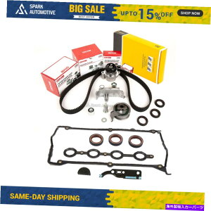 GWJo[ ^C~OxgLbgEH[^[|vJo[KXPbgtBbg01-06 VWWFb^AEfBTT 1.8 Timing Belt Kit Water Pump Cover Gasket Fit 01-06 VW Jetta Audi TT 1.8