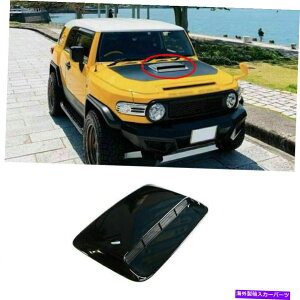 GWJo[ g^FJN[U[2007-14p̐VubNtgGWt[hGAAEgbgxgJo[ New Black Front Engine Hood Air Outlet Vent Cover For Toyota FJ Cruiser 2007-14