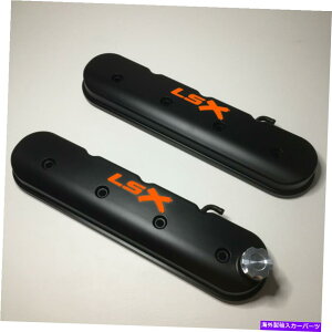 �G���W���J�o�[ LSX���S�u���b�NW/Orange LSX 241-407���܂�Tall LS�o���u�J�o�[ Tall LS Valve Covers With LSX Logo Black W/Orange LSX 241-407�y���s�A���i�z