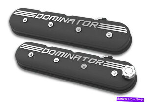 GWJo[ z[241-120w̍LSh~l[^[ouJo[ - TeubN@BHdグ Holley 241-120 Tall LS Dominator Valve Covers - Satin Black Machined Finish