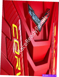 �G���W���J�o�[ 2020�R���x�b�gC8�G���W���J�o�[�g�[�`���b�h�V����OEM 2020 CORVETTE C8 ENGINE COVER TORCH RED NEW OEM�y���s�A���i�z