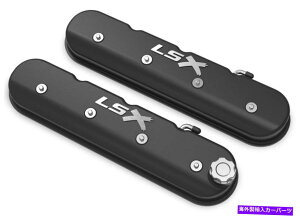 GWJo[ Holley 241-407 LSXSTeubNLSV{[ouJo[LS1 LS2 LS3 LS6 Holley 241-407 LSX Logo Satin Black Tall LS Chevy Valve Covers LS1 LS2 LS3 LS6