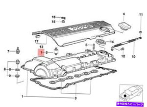 �G���W���J�o�[ �{����BMW E34 E36 Cabrio�G���W���V�����_�[�w�b�h�o���u�J�o�[OEM 11121738410 Genuine BMW E34 E36 Cabrio Engine Cylinder Head Valve Cover OEM 11121738410