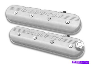 GWJo[ Holley Tall LS Valvéuh~l[^[vSJo[Ă܂ - i`LXg241-118 Holley Tall LS Valve Covers with "Dominator" Logo - Natural Cast 241-118