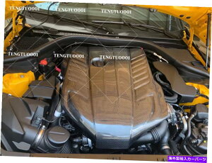 GWJo[ 2020Nȏ̃g^X[vA90 MKV 100J[{̖{̃J[{t@Co[GWJo[ Genuine Carbon Fiber Engine Cover For 2020+ Toyota Supra A90 MKV 100% Carbon