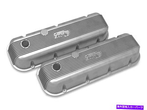 �G���W���J�o�[ HolleyBBC���B���e�[�W�V���[�Y�t�B���t���o���u�J�o�[�i�`�������L���X�g�t�B�j�b�V��241-300 Holley BBC Vintage Series Finned Valve Covers Natural Cast Finish 241-300