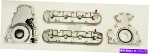 �G���W���J�o�[ LS1 LS2 LS6 LS3 LQ4�t�����g�^�C�~���O���A�G���W���v���[�g�o���u�J�o�[�t���K�X�P�b�g LS1 LS2 LS6 LS3 LQ4 Front Timing Rear Engine Plate Valve Covers w/ Gaskets�y���s�A���i�z