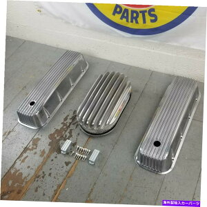 GWJo[ Chevy BBC 15tBtGAN[i[ouJo[GWhXAbvLbgBB 454 496 427 Chevy BBC 15 Finned Air Cleaner Valve Covers Engine Dress Up Kit BB 454 496 427