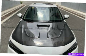 GWJo[ z_VrbNFE1 FE2 FE2 MU2^CvJ[{t@Co[tgxgt[hGWJo[ For Honda Civic FE1 FE2 MU2 Type Carbon Fiber Front Vented Hood Engine Cover