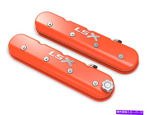 �G���W���J�o�[ Holley Performance 241-408 GM���C�Z���XLS�o���u�J�o�[�Z�b�g Holley Performance 241-408 Gm Licensed Ls Valve Cover Set