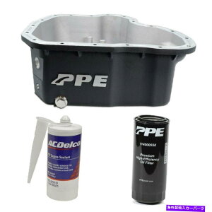 GWJo[ 11-16 6.6Lf}bNXpACDELCO RTVV[gtPPEubNfB[vICptB^[ PPE Black Deep Oil Pan & Filter With ACDelco RTV Sealant For 11-16 6.6L Duramax