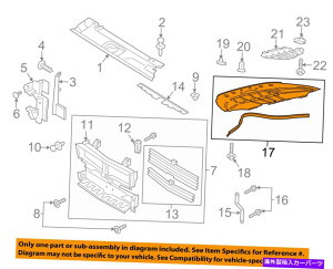 �G���W���J�o�[ Ford OEM 2018 Mustang Splash Shields-Under Engine / Radiator Cover JR3Z17626B FORD OEM 2018 Mustang Splash Shields-Under Engine / Radiator Cover JR3Z17626B�y���s�A���i�z