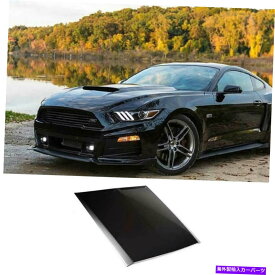 エンジンカバー Ford Mustang 15-2017 Roush Matteブラックエンジンフードエアアウトレットベントカバー Fit For Ford Mustang 15-2017 ROUSH Matte Black Engine Hood Air Outlet Vent Cover