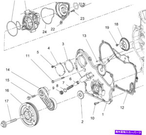 GWJo[ {̃z[f}u2012-2015 2.0LfB[[GWtgJo[tIC|v GENUINE HOLDEN MALIBU 2012-2015 2.0L DIESEL ENGINE FRONT COVER WITH OIL PUMP