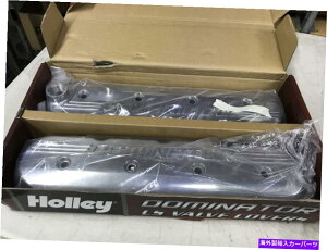 �G���W���J�o�[ Holley 241-119 Tall LS Dominator Valve Covers-�������ꂽ�d�グ Holley 241-119 Tall LS Dominator Valve Covers - Polished Finish�y���s�A���i�z