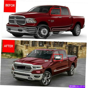 �N���[���J�o�[ 2019 2020 RAM 1500 2500 3500�����p�N�����~���[�J�o�[�t���N���b�v2PCS For 2019 2020 RAM 1500 2500 3500 Replacement Chrome Mirror Cover With Clip 2PCS�y���s�A���i�z